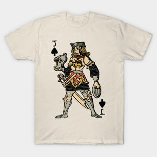Character of Playing Cards Jack of Spades T-Shirt